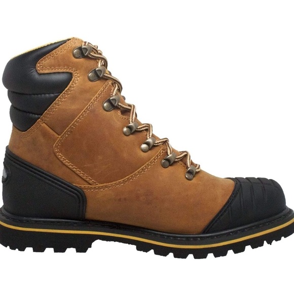 ADT Other - ADT Steel Toe Work Boots in Black and Tan